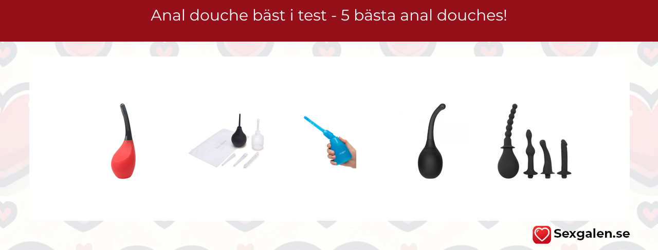 Anal douche bäst i test