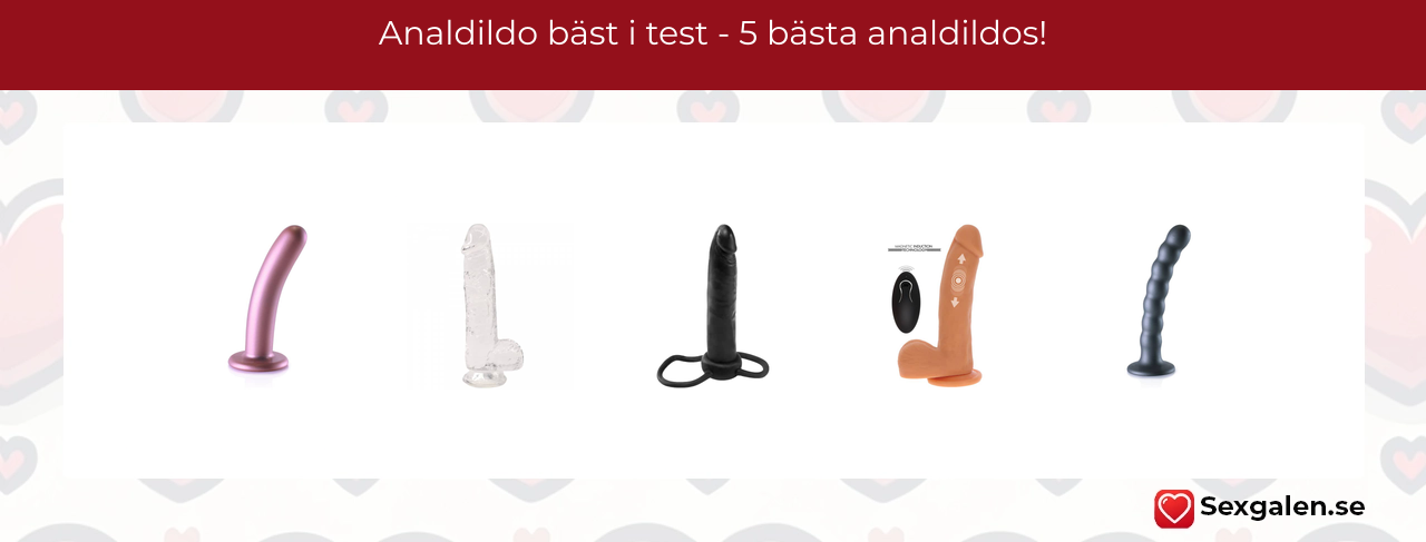 Analdildo bäst i test