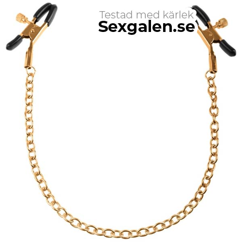 Fetish Fantasy Fetish Fantasy Gold Nipple Chain Clamps