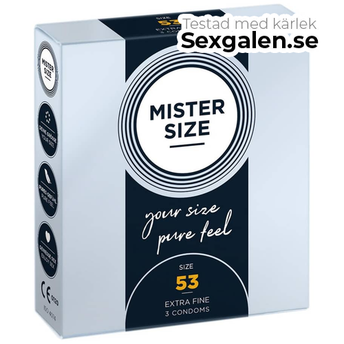 Kondomer Mister Size 53mm 3-pack