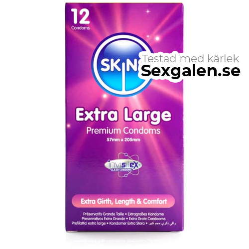 Kondomer Skins Condoms Extra Large 12-pack