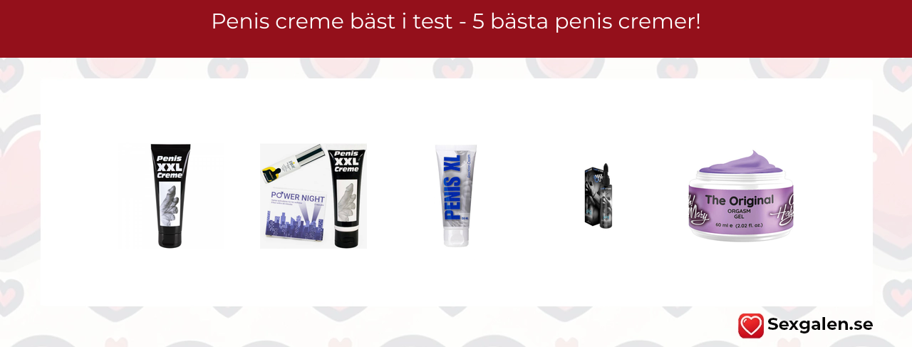 Penis creme bäst i test