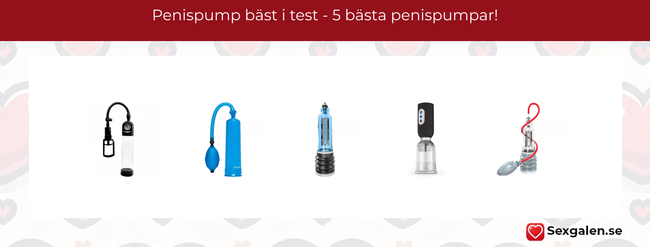 Penispump bäst i test