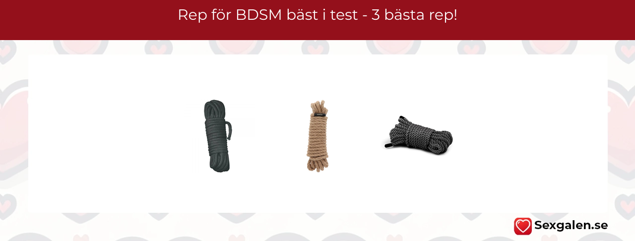 Rep för bdsm bäst i test