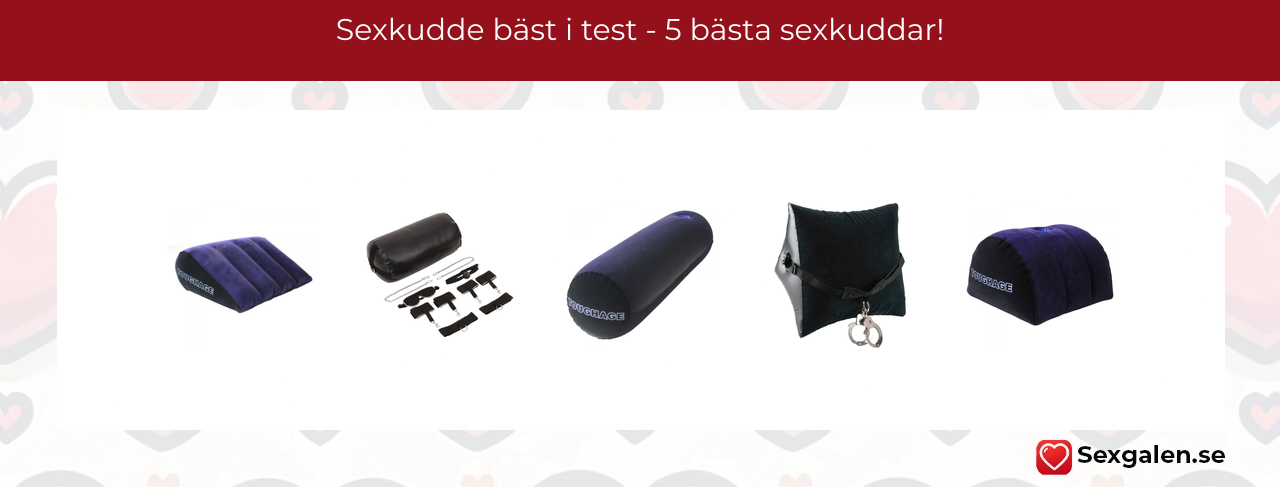 Sexkudde bäst i test - 5 bästa sexkuddar!