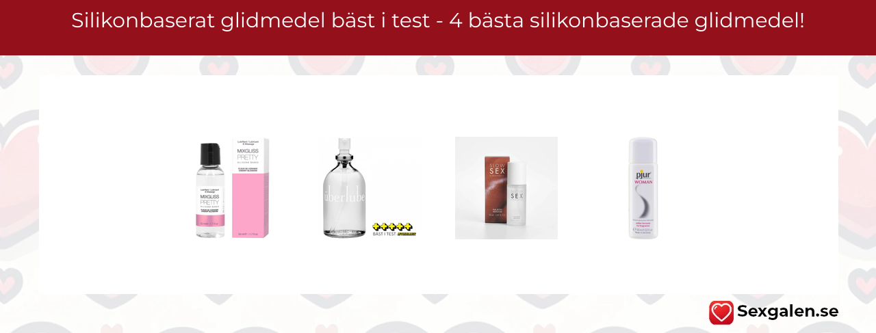 Silikonbaserat glidmedel bäst i test