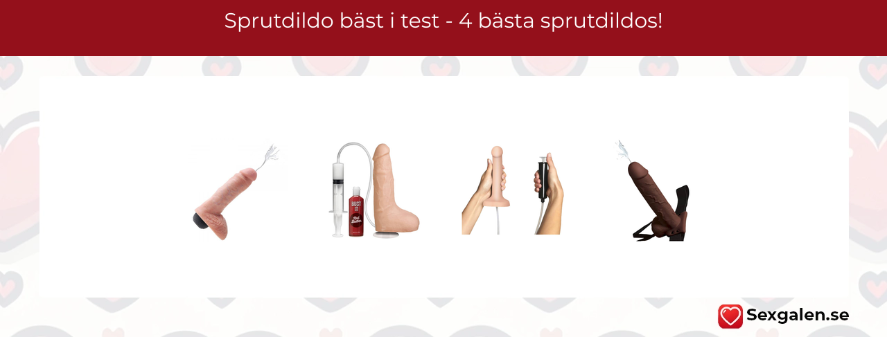 Sprutdildo bäst i test